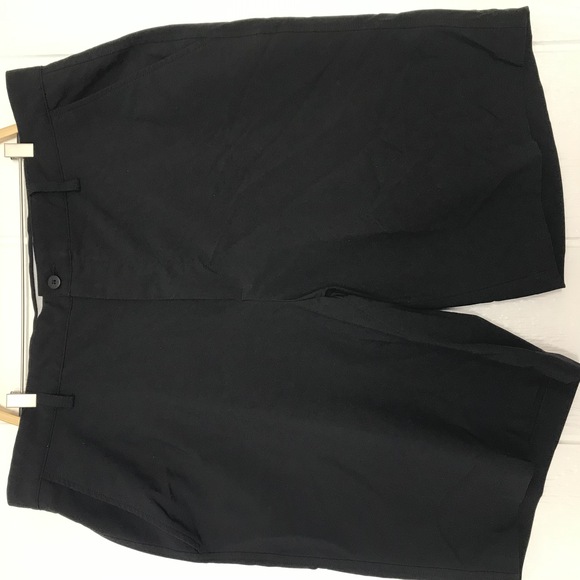 FootJoy Other - FootJoy Performance Men's 38 Black Flat Front Lightweight Chino Golf Shorts